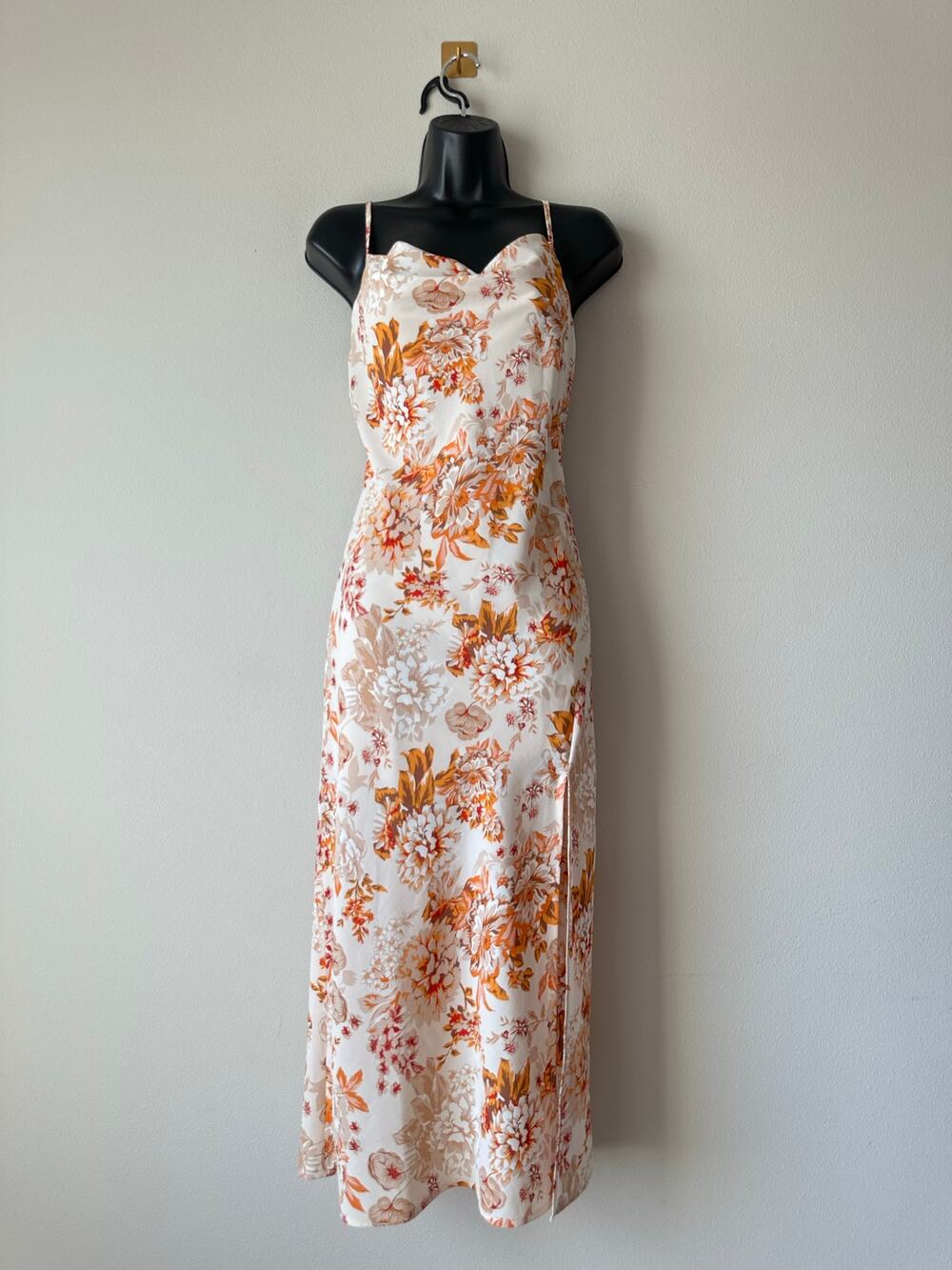 Petal + Pup Fall Floral Cowl Neck Maxi Dress Autumn Romantic Slip Dress 8